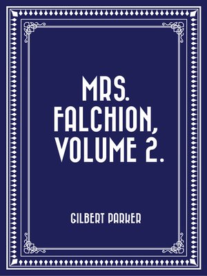 cover image of Mrs. Falchion, Volume 2.